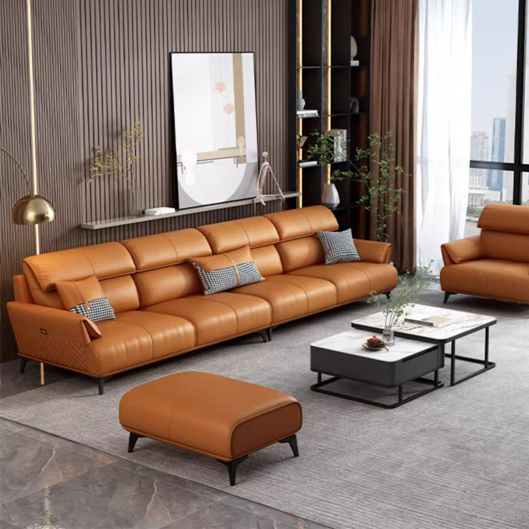 MAS-2082 Masdio Modern Leather Sofa