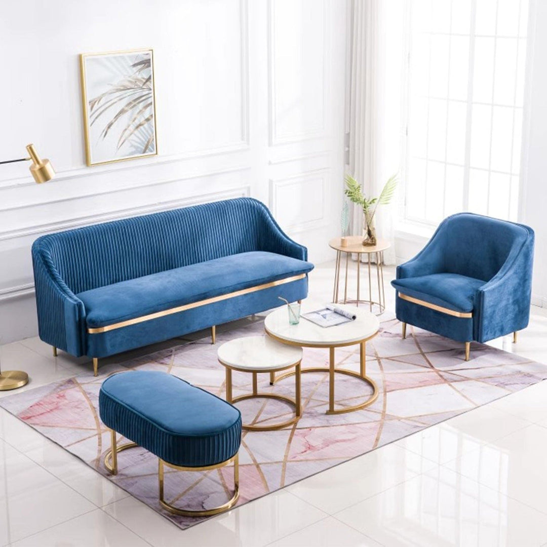 MAS-2160 Masdio Modern Velvet Sofa