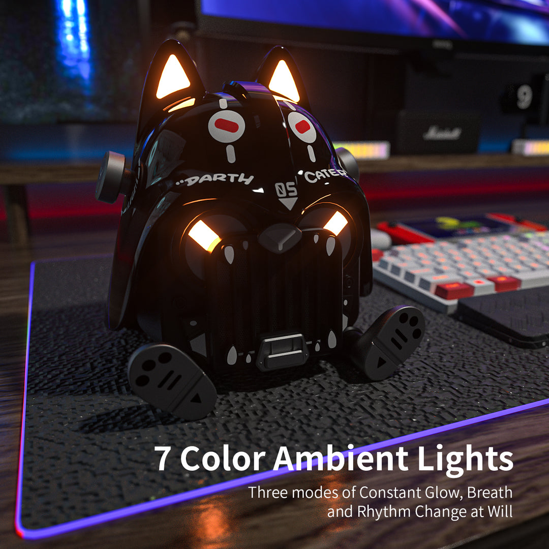 Cat Wireless Speaker with RGB Light (Bluetooth Connection) Masdio