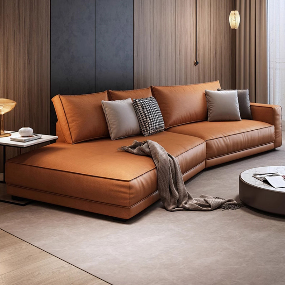 MAS-2026 Masdio Modern Leather Sofa