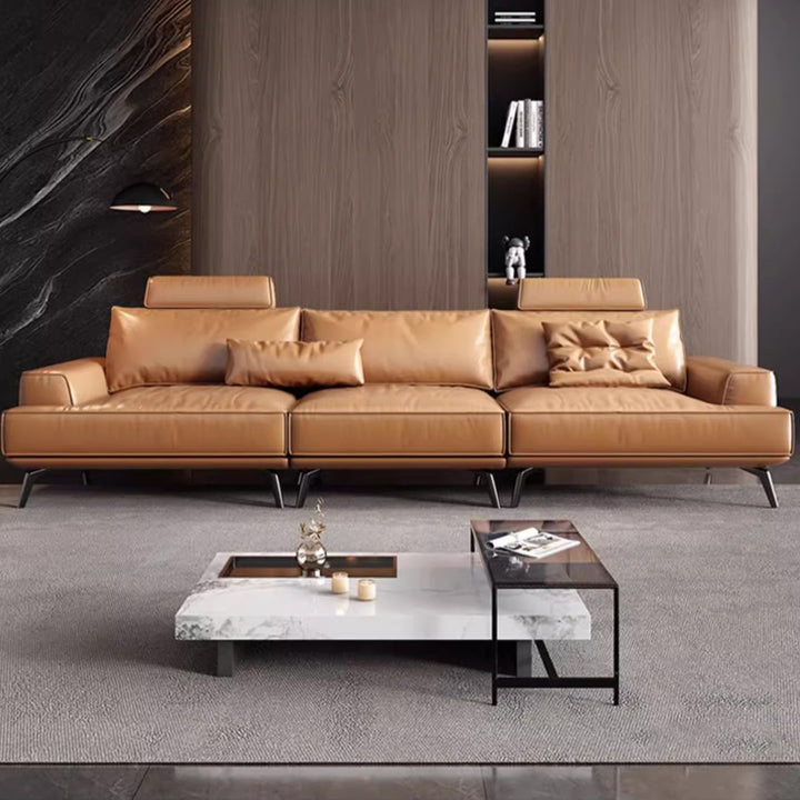 MAS-2035 Masdio Modern Leather Sofa