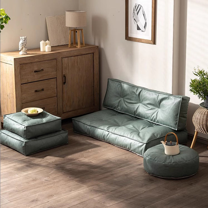 MAS-2077 Masdio Modern Leathaire Floor Sofa