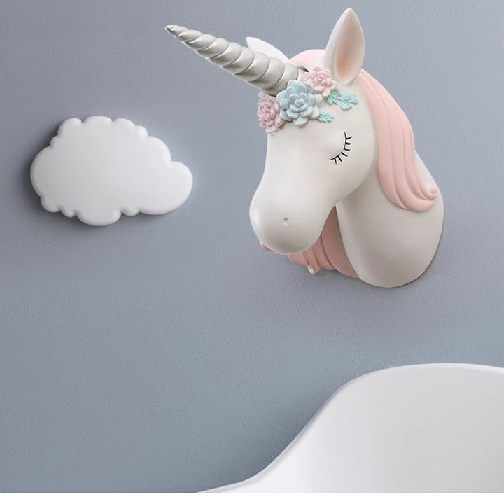 MAS-2011 Masdio Unicorn Wall Art Fauxidermy