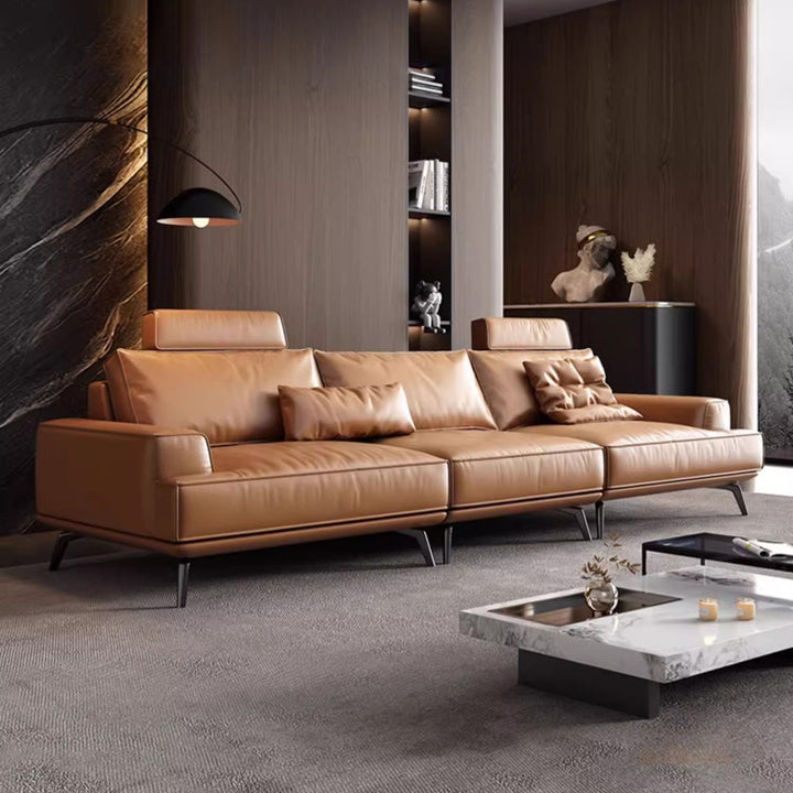 MAS-2035 Masdio Modern Leather Sofa