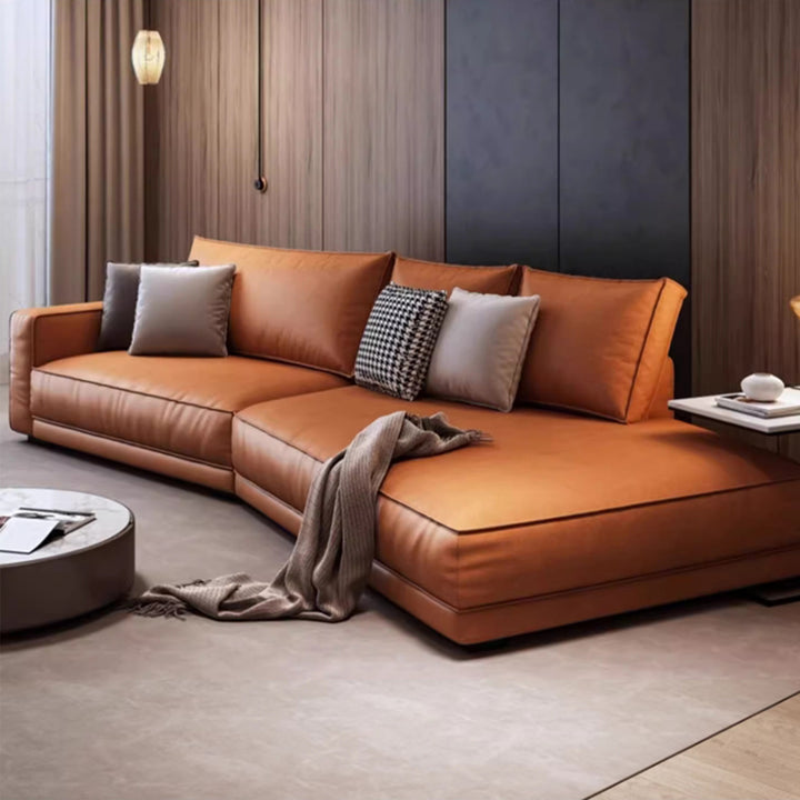 MAS-2026 Masdio Modern Leather Sofa