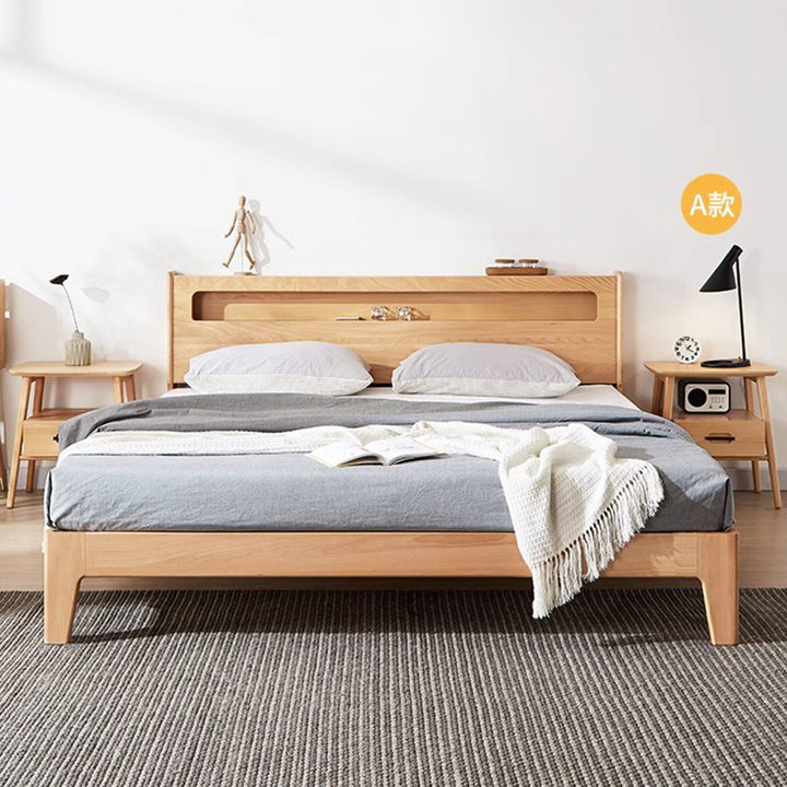 MAS-1965 Masdio Multimedia Solid Wood Bedframe