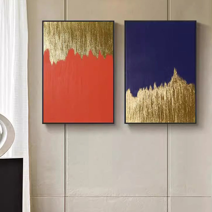 MAS-2017 Masdio Gold Shimmer Canvas Wall Art