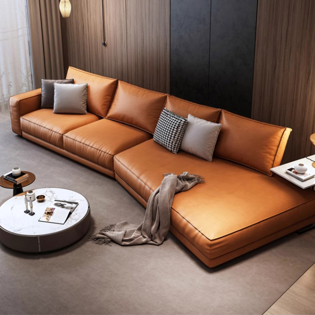 MAS-2026 Masdio Modern Leather Sofa