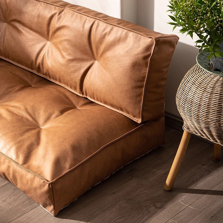 MAS-2077 Masdio Modern Leathaire Floor Sofa