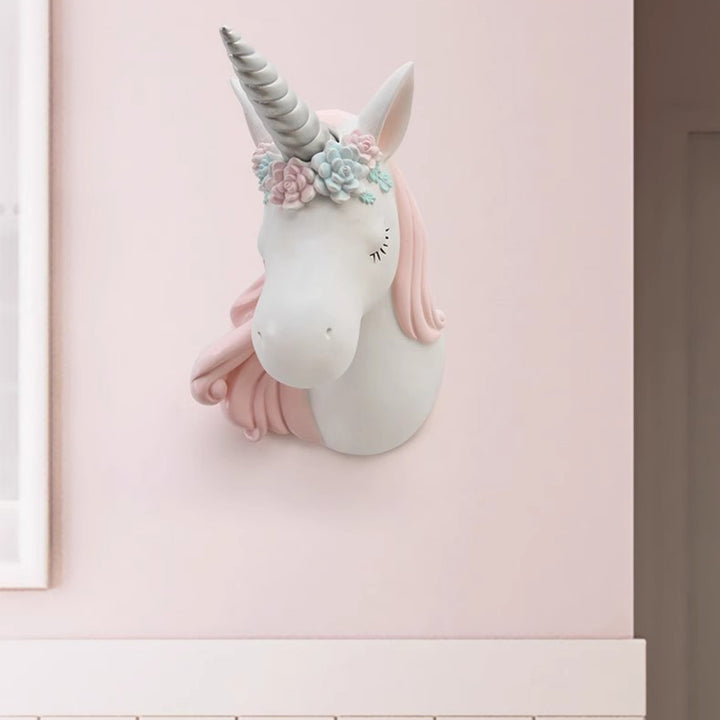 MAS-2011 Masdio Unicorn Wall Art Fauxidermy