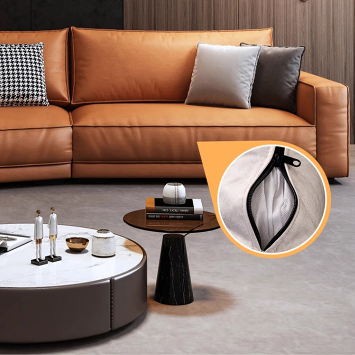 MAS-2026 Masdio Modern Leather Sofa