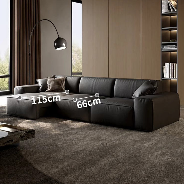 MAS-2063 Masdio Modern Leather Sofa