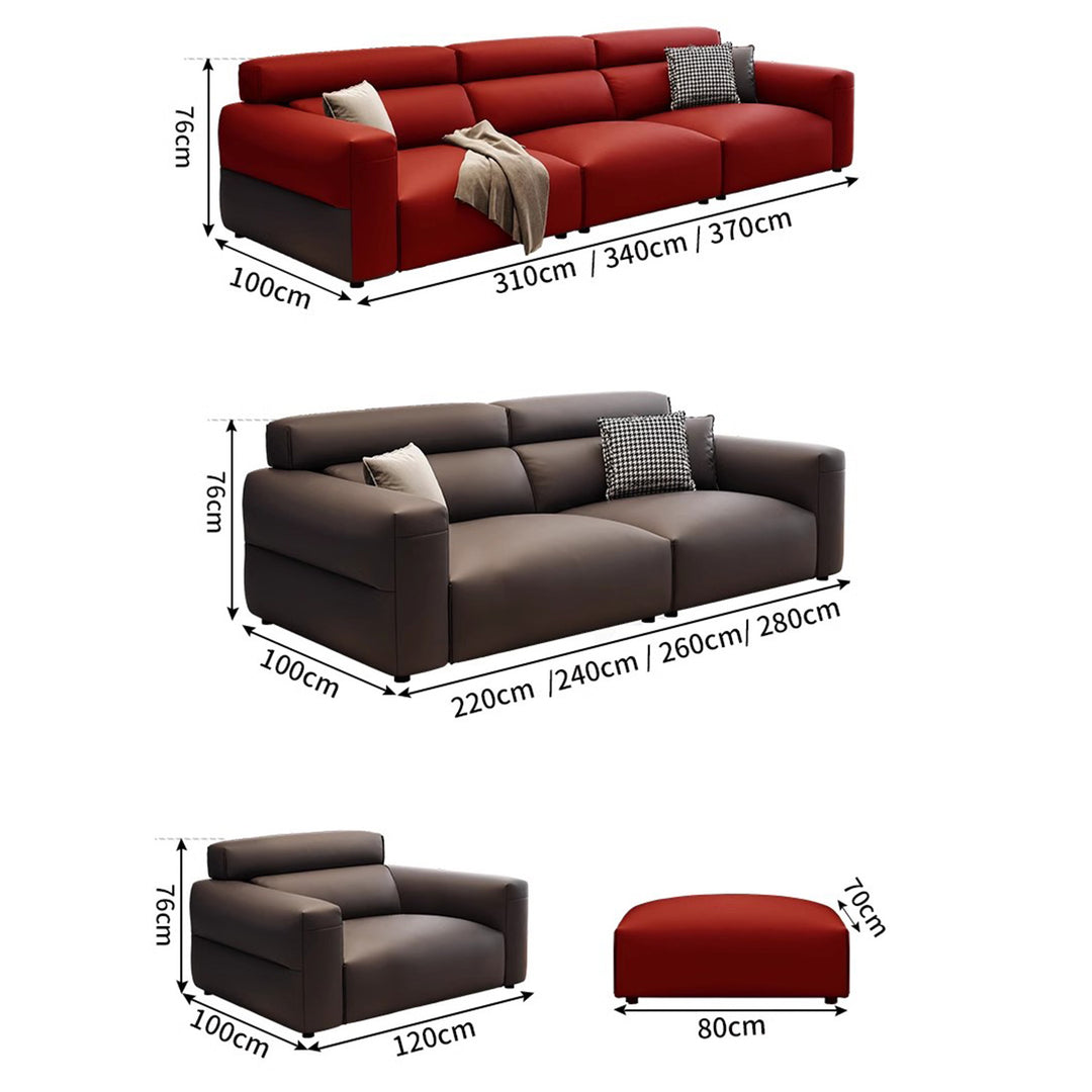 MAS-2054 Masdio Modern Leathaire Sofa