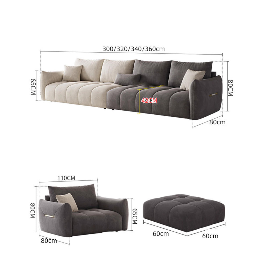 MAS-2129 Masdio Modern Velvet Sofa