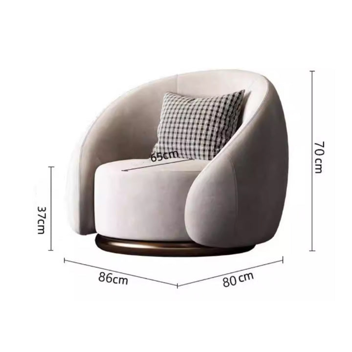 MAS-4122 Masdio Modern Velvet Armchair Masdio