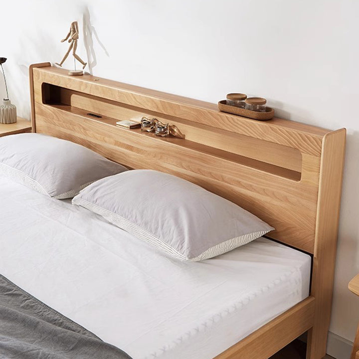 MAS-1965 Masdio Multimedia Solid Wood Bedframe