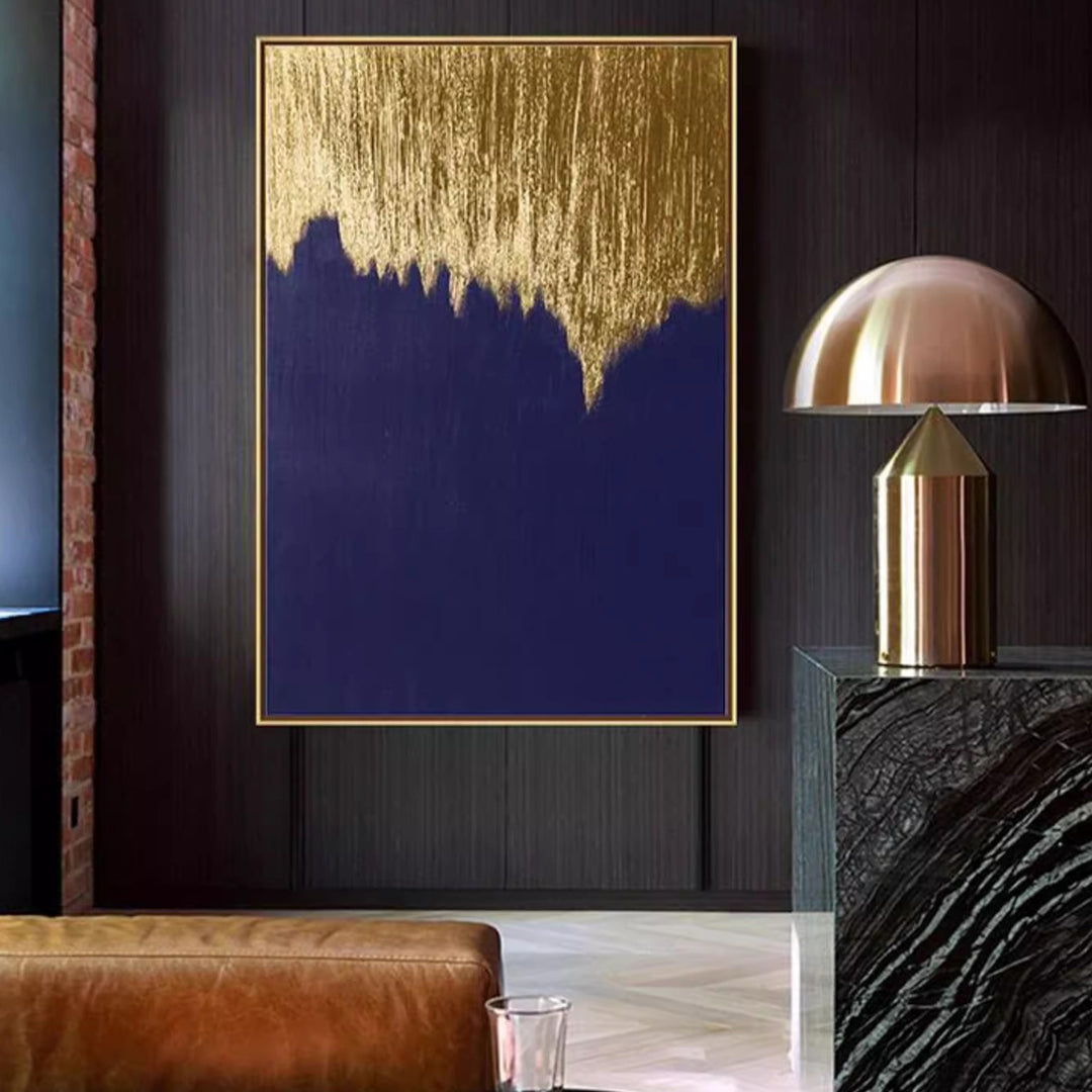 MAS-2017 Masdio Gold Shimmer Canvas Wall Art