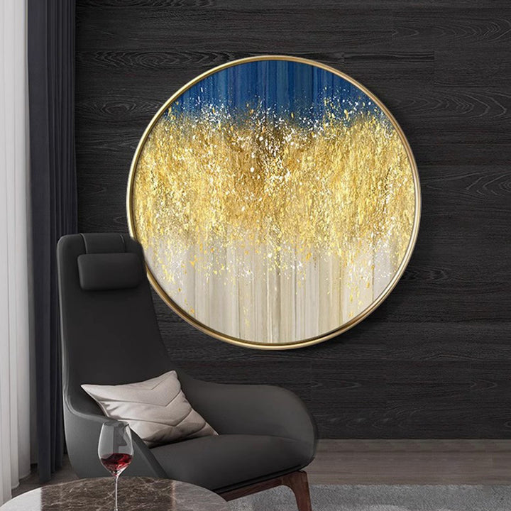 MAS-2008 Masdio Gold Dust Round Wall Art