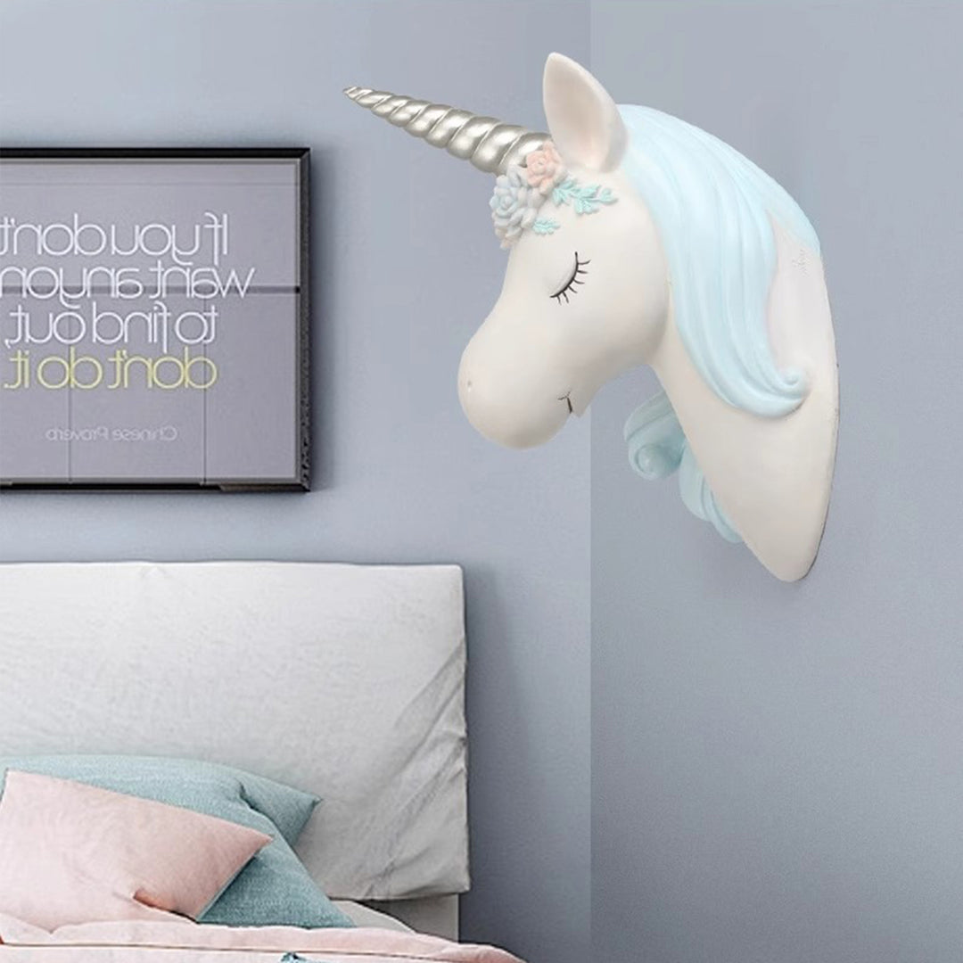 MAS-2011 Masdio Unicorn Wall Art Fauxidermy