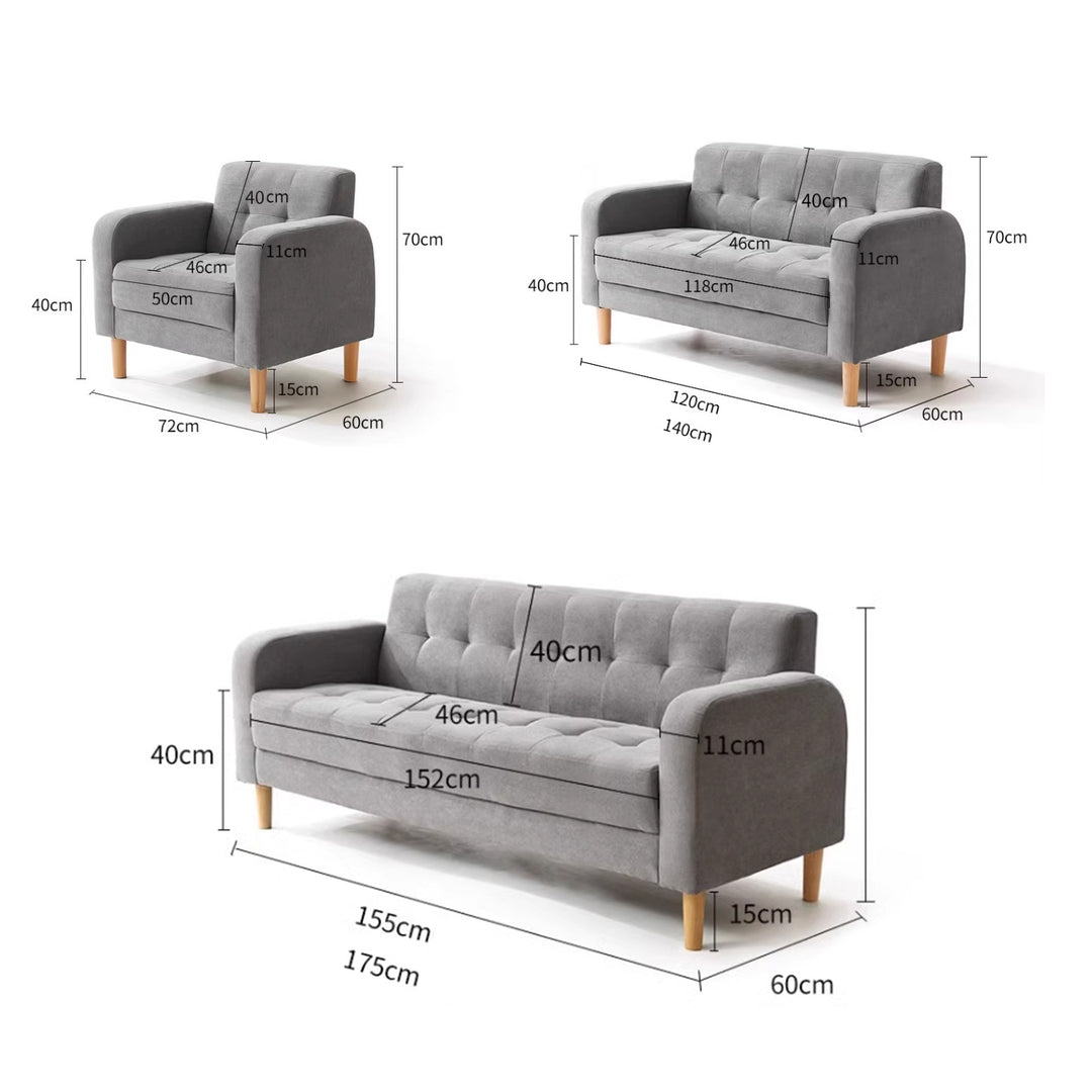 MAS-2111 Masdio Modern Fabric Sofa