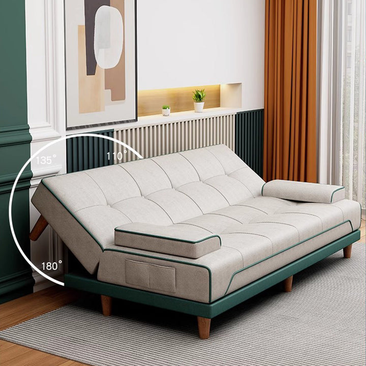 MAS-2092 Masdio Modern Leathaire Sofa Bed (Cat-Friendly)