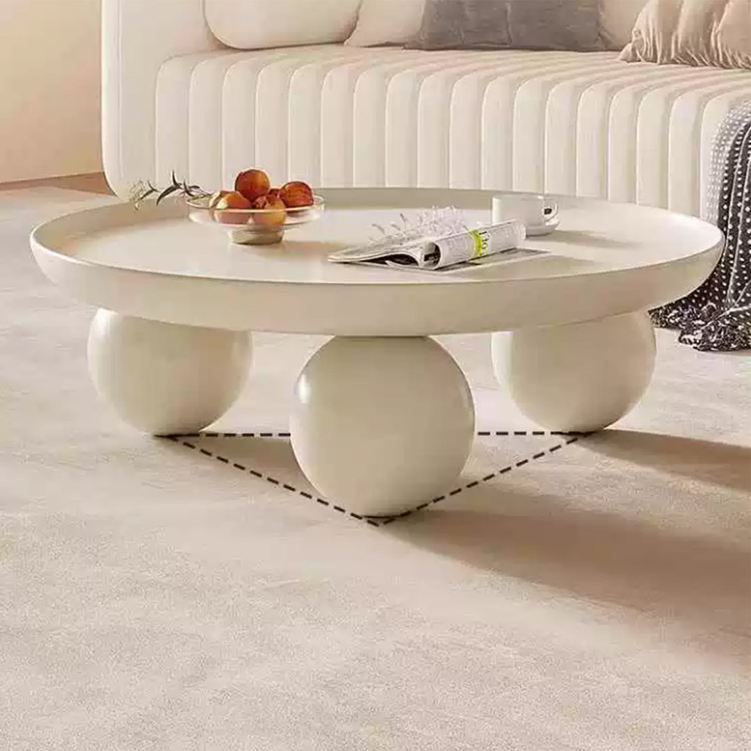 MAS-4178 Masdio Japandi Round Coffee Table Masdio