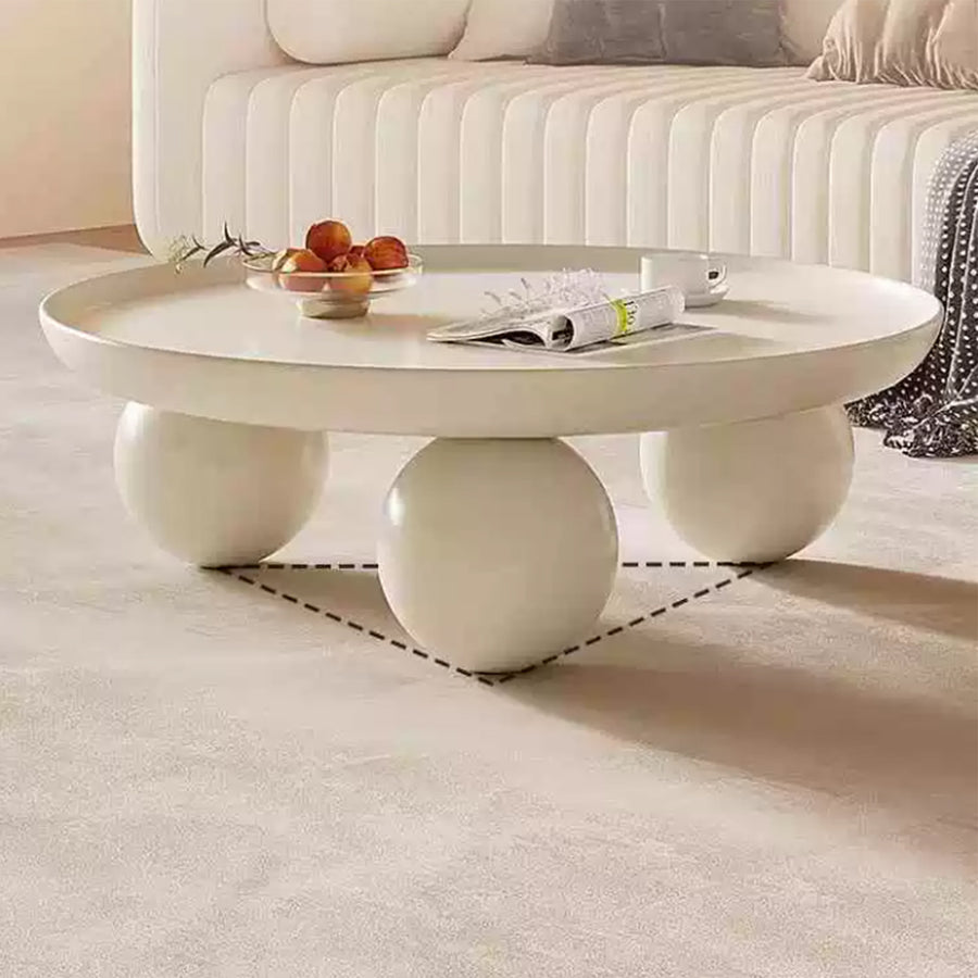 MAS-4178 Masdio Japandi Round Coffee Table Masdio