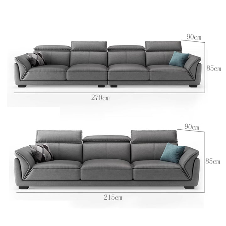 MAS-2044 Masdio Modern Leather Sofa