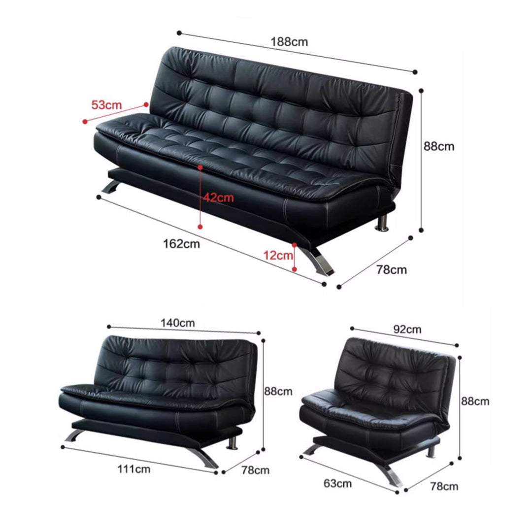 MAS-2144 Masdio Faux Leather Sofa Bed Set