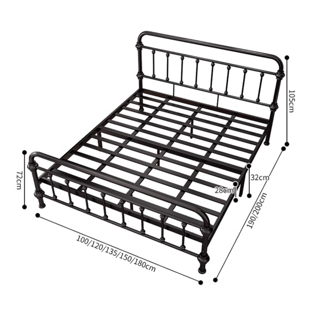 MAS-1972 Masdio Vintage Metal Bedframe