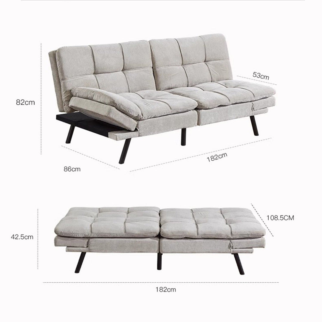 MAS-2172 Masdio Modern Velvet Sofa Bed