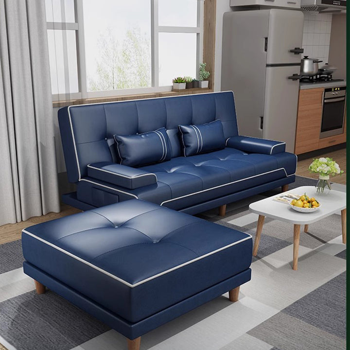 MAS-2092 Masdio Modern Leathaire Sofa Bed (Cat-Friendly)