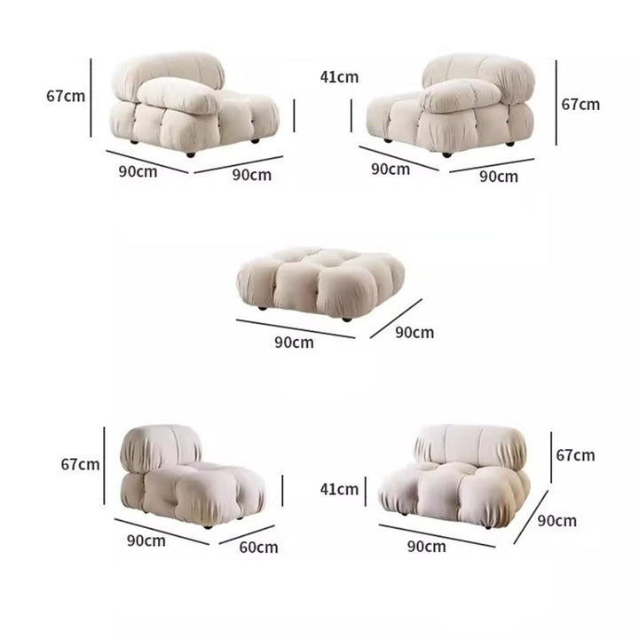 MAS-2055 Masdio Modern Boucle Sofa