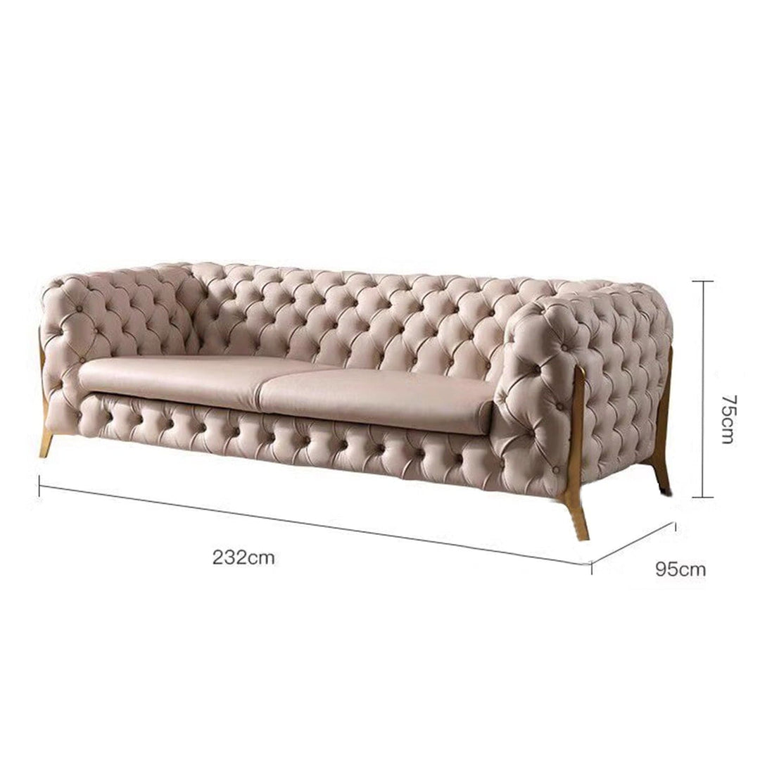 MAS-2173 Masdio Victorian Chesterfield Sofa