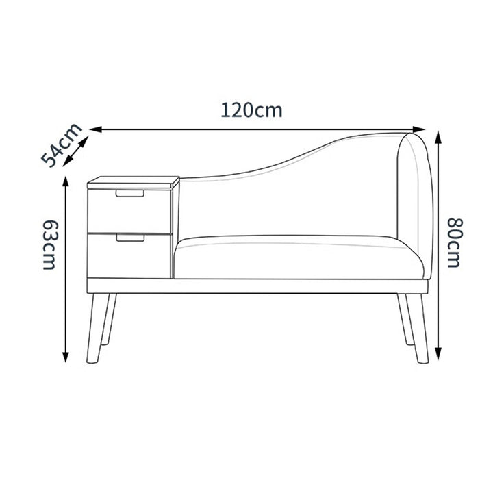 MAS-2132 Masdio Cottage Solid Wood Sofa