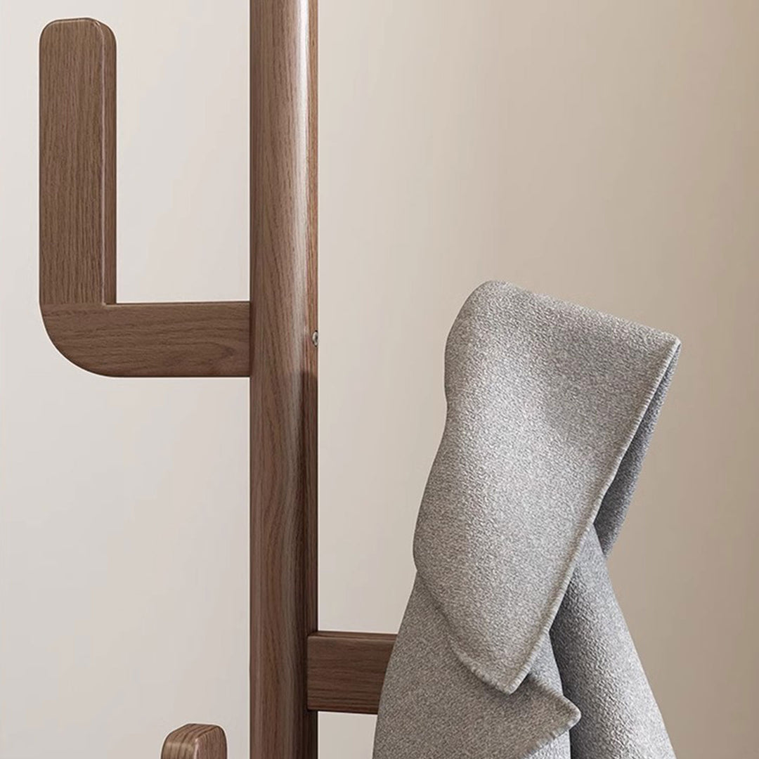 Chic Freestanding Wooden Coat Rack