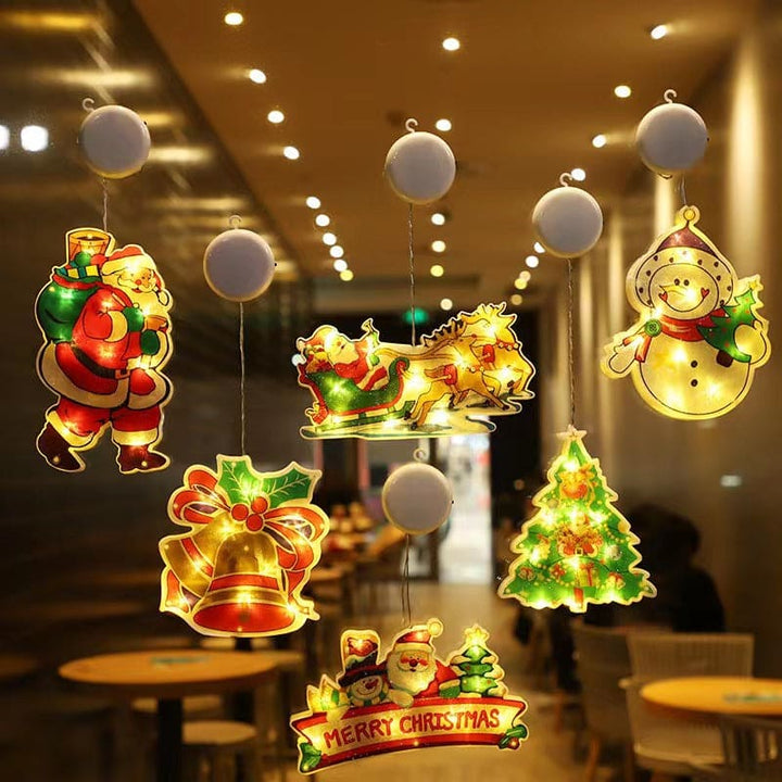 Christmas Window Hanging Lights