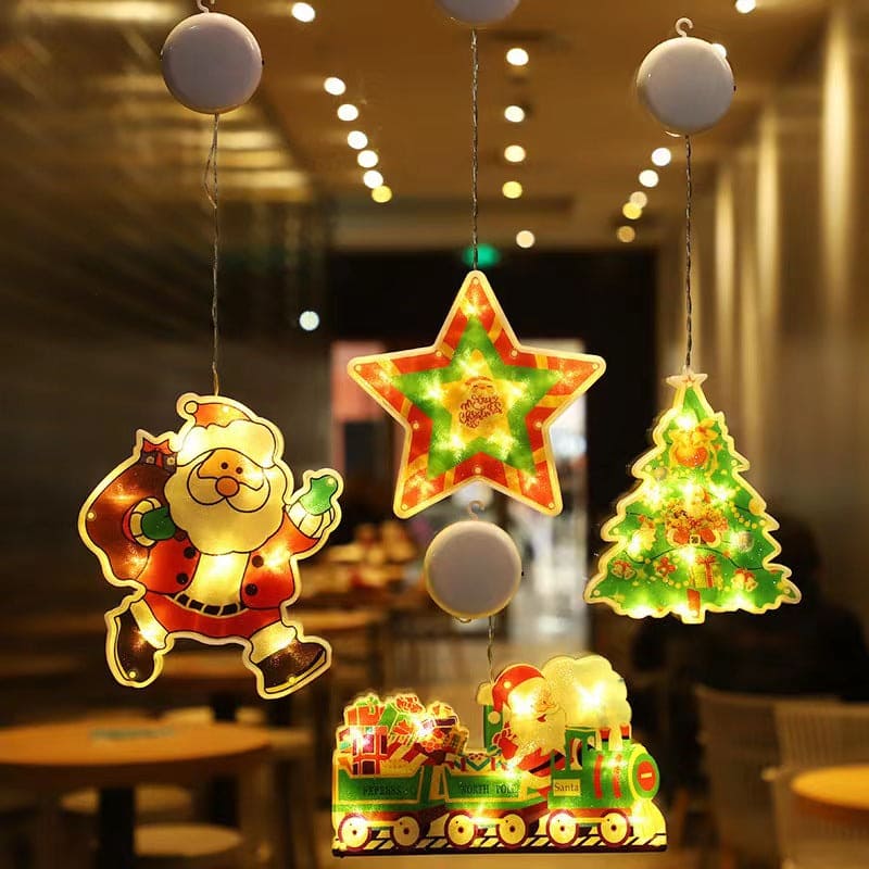 Christmas Window Hanging Lights