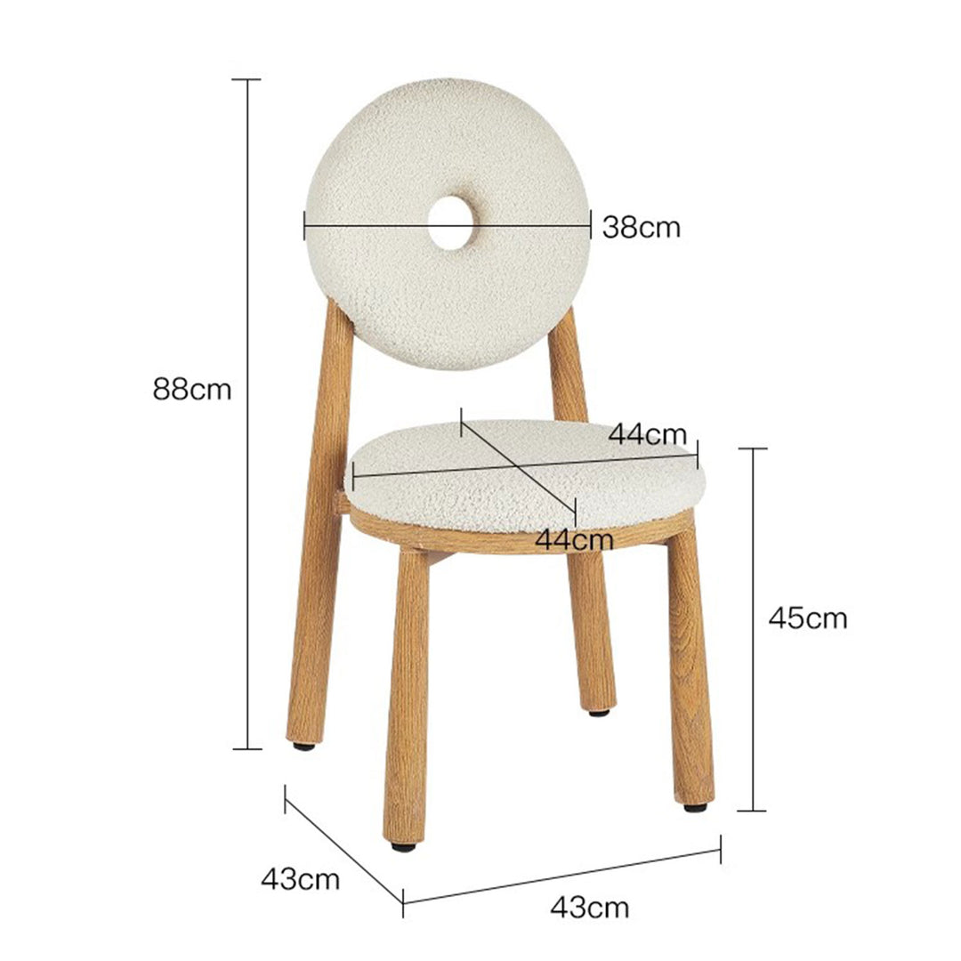 MAS-1399 Masdio Comfortable Solid Wood Dining Chairs