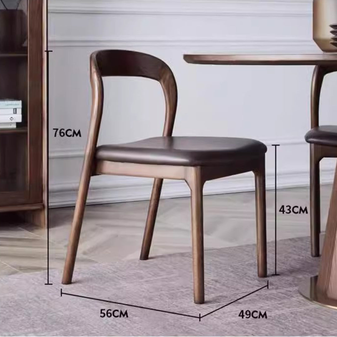 MAS-1312 Masdio Elegant Solid Wood Dining Chairs