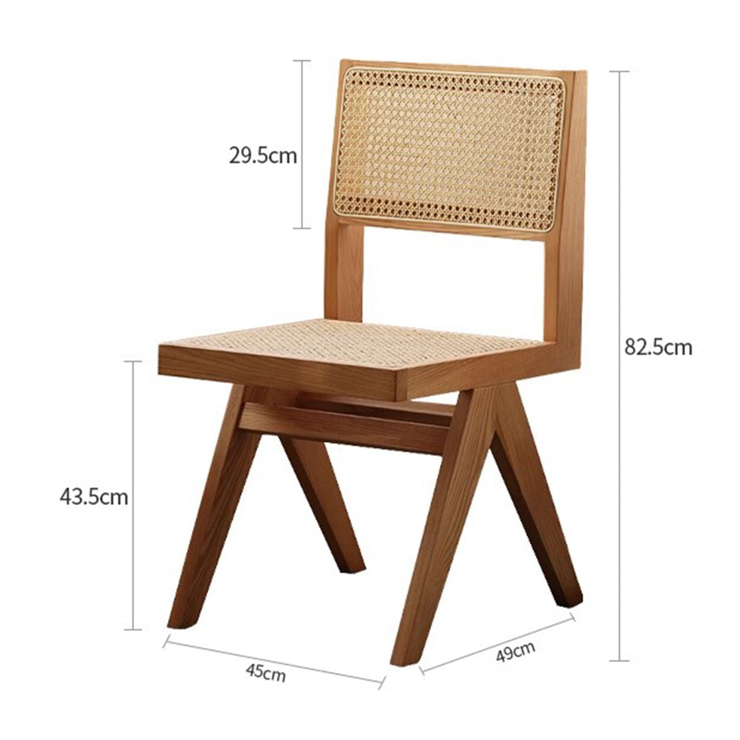 MAS-1291 Masdio Elegant Solid Wood Side Chair