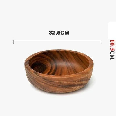 Eloise Wood Serving Bowl Masdio