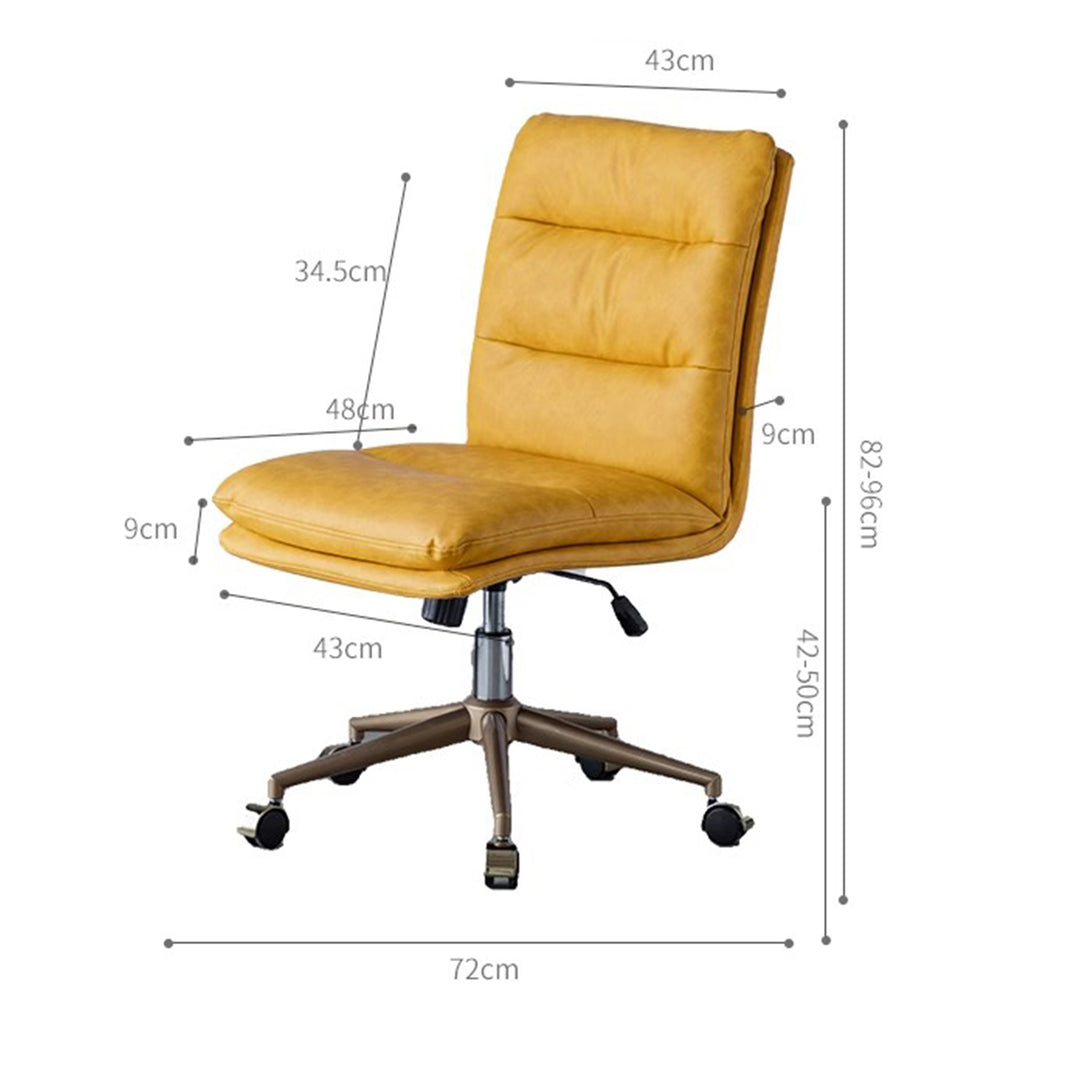 MAS-1345 Masdio Executive Armless Task Chair Masdio