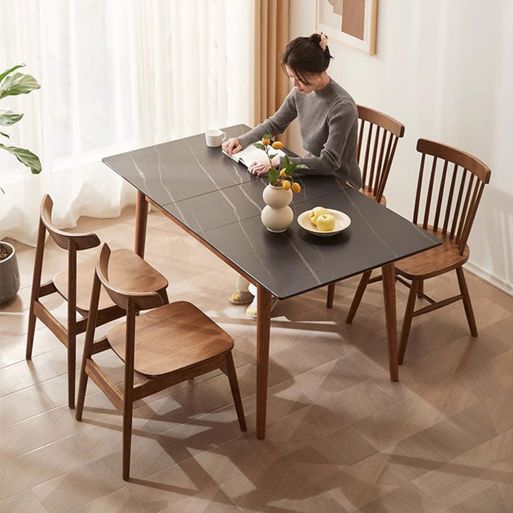 Extendable Solid Wood Dining Table