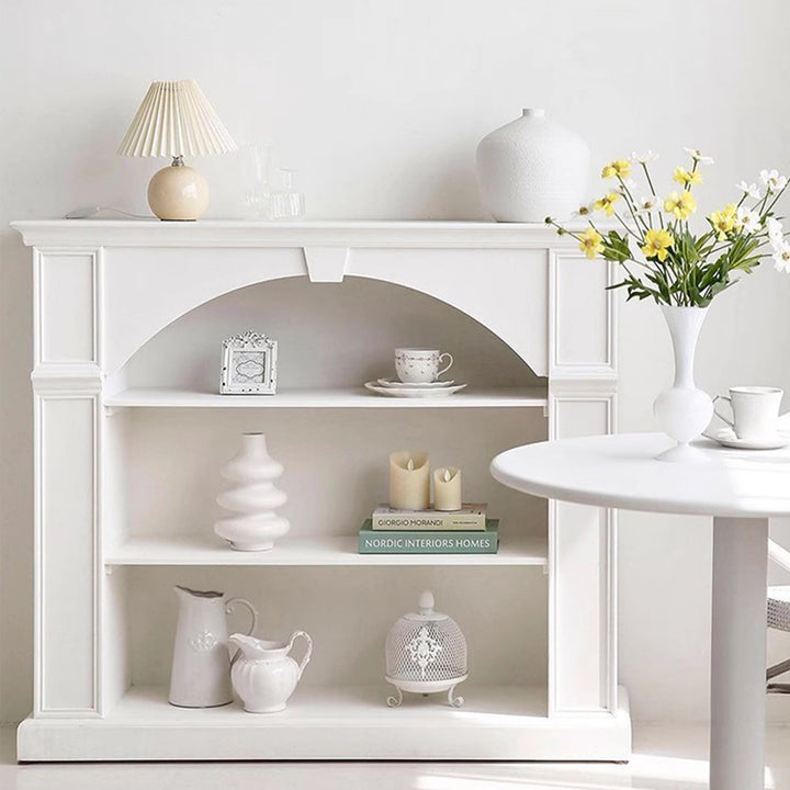 MAS-1330 Masdio French White Wooden Console Table