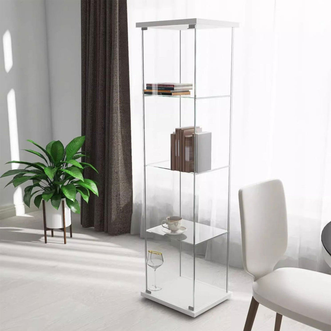 MAS-1423 Masdio Glass-Door Display Stand with Ample Storage