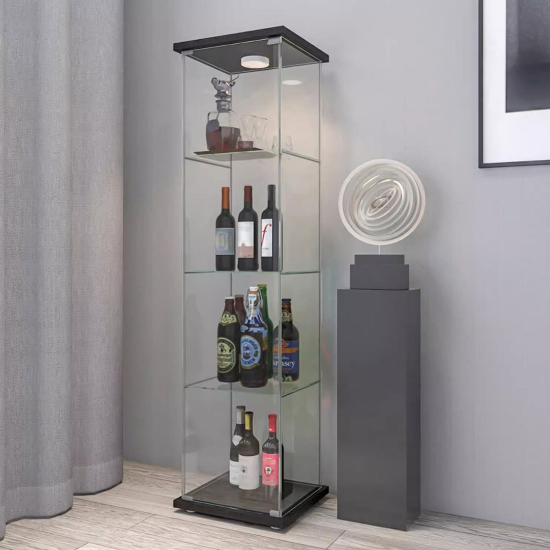 MAS-1423 Masdio Glass-Door Display Stand with Ample Storage Masdio