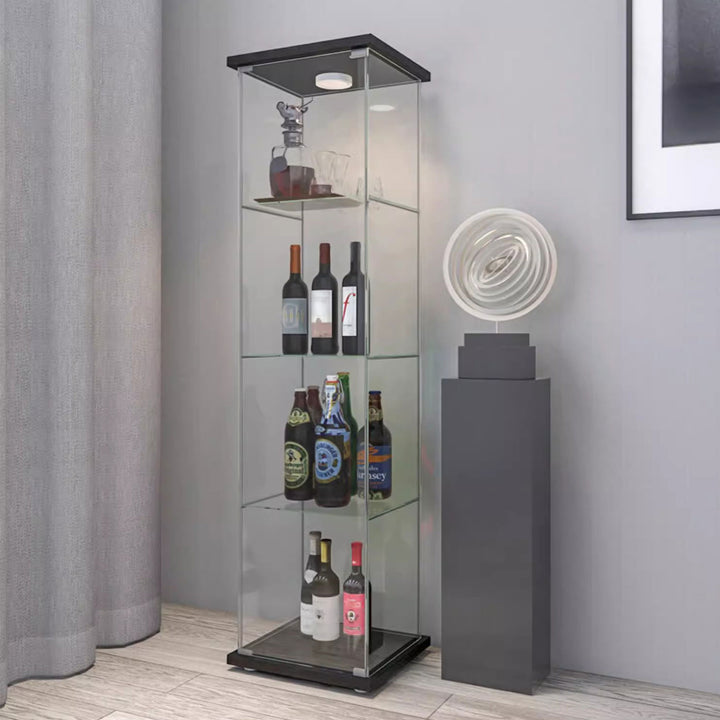 MAS-1423 Masdio Glass-Door Display Stand with Ample Storage Masdio