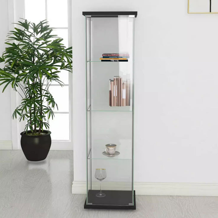 MAS-1423 Masdio Glass-Door Display Stand with Ample Storage