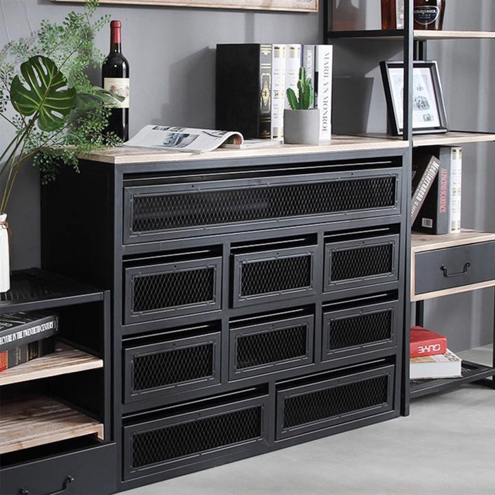 MAS-1373 Masdio Industrial 10-Drawer Chest of Drawers Masdio